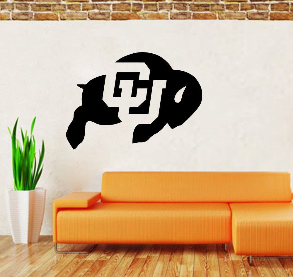 NCAA Wall Mural Vinyl Sticker GYM SPORTS LOGO EMBLEM TEAM CU DA2727