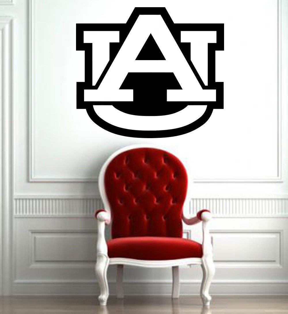 NCAA Wall Mural Vinyl Sticker Decal SPORT SHOP SPORTS LOGO AUBURN TIGERS DA2641