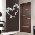 Heart snowflakes snow Christmas Kids Room Stylish Wall Art Sticker Decal 8873