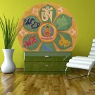 Hinduizm Ohm Mandala Budha Full Color Wall Decal Sticker AN-15 FRST