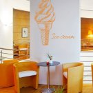 A restaurant ice Cream Cafe chocolate Room Stylish Wall Art Sticker Decal 9124