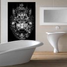 Deer Head Modern Art Full Color Wall Decal Sticker AN-368 FRST