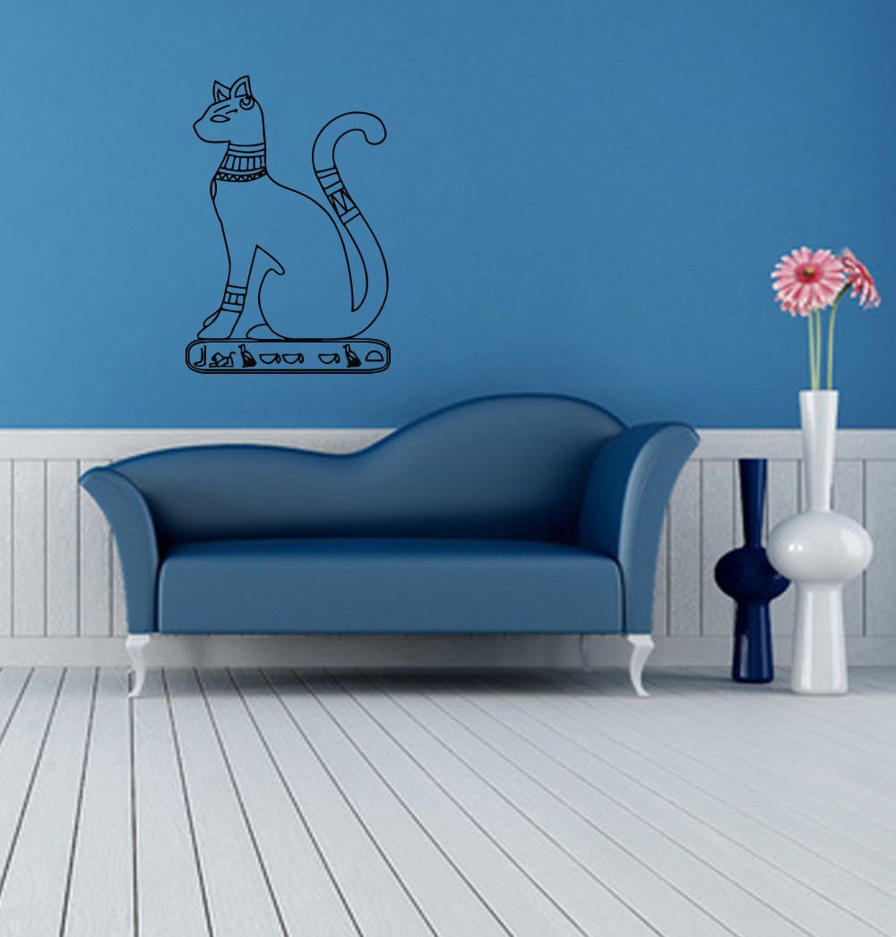 Wall Decor Vinyl Decal Sticker  EGYPTIAN DIVINE CAT DA594