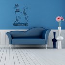 Wall Decor Vinyl Decal Sticker  EGYPTIAN DIVINE CAT DA594