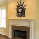 Wall Sticker Decal NHL Team Logo New York Rangers Statue Liberty gm1602