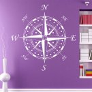 Removable Compass Vinyl Wall Stickers Decal Art Decor Bedroom Living Room AM5