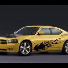 Car Side Wrap Decor Vinyl Decal Sticker Flames N024