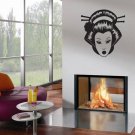 Beautiful Japanese Girl Geisha  Wall Decor Vinyl Decal Sticker tz565