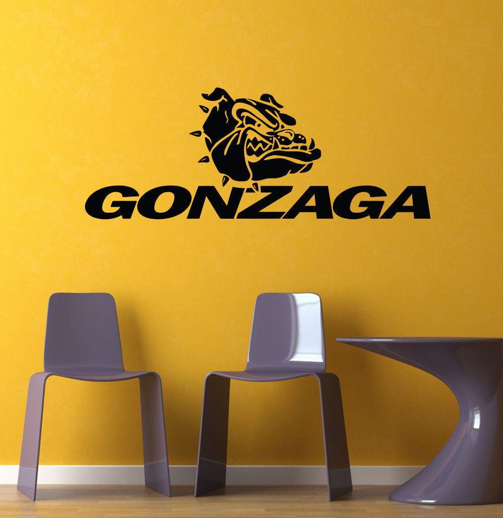 NCAA Wall Mural Vinyl Sticker GYM SPORTS LOGO TEAM GONZAGA DA2837