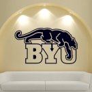 NCAA Wall Mural Vinyl Sticker GYM SHOP SPORTS TEAM LOGO PANTHER BYU DA2663