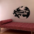 Wall Decor Vinyl Decal Sticker Train Express Locomotive World Transport tz882