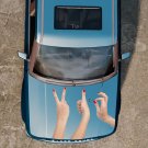 Sign Language Interpretation Hand Full Color Car Decal Sticker KR-140 FRST