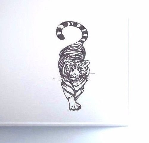 Tiger Decals Wall Decor Vinyl Decal Sticker tz45