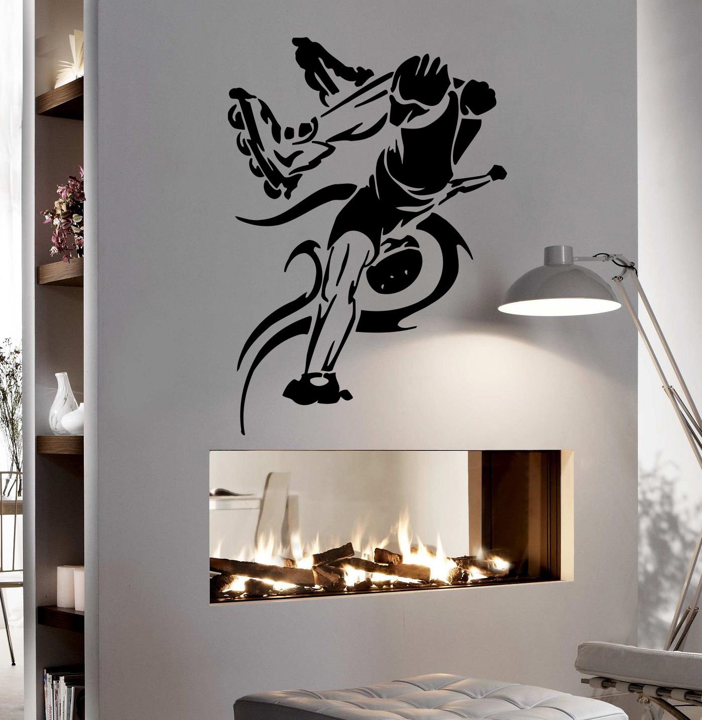 Sport athlete rollers race tricks Kids Stylish Wall Art Sticker Decal 9657