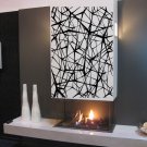 Web Spider cobweb spiderweb template pattern Stylish Wall Art Sticker Decal 8687
