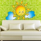 Happy Sun Children Room Full Color Wall Decal Sticker KR-92 FRST