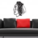 Wall Sticker Decal American Hockey NHL Team Logo Chicago Blackhawks Gm1390