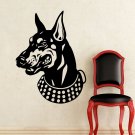 Wall Decal Dog Animal Doberman Face Art Kids Pet Shop Decor Sticker Murals AM108