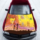 Abstraction Trees Aliens Landscape Full Color Car Decal Sticker KR-102 FRST