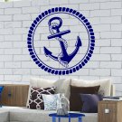 Wall Decal Anchor Rope Nautical Border Kids Bedroom Decor Sticker Murals AM60