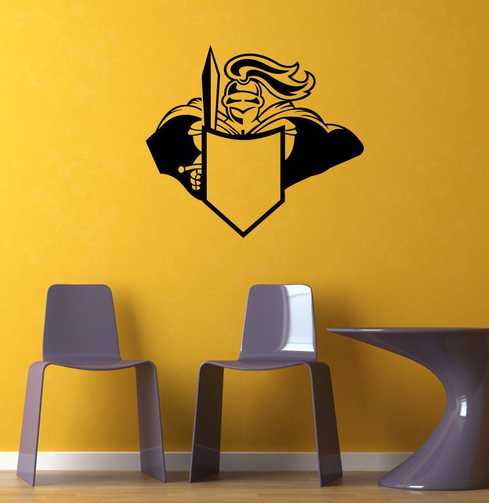 NCAA Wall Mural Vinyl Sticker GYM SPORTS LOGO KNIGHT SHIELD DA2822
