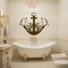 Fish animal aquarium undersea dolphin anchor Stylish Wall Art Sticker Decal 8670