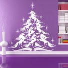 Fairy tale Christmas tree fabulous horse Room Stylish Wall Art Sticker Decal9000