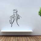 Wall Decor Vinyl Decal Strong Man Silhouette tz486