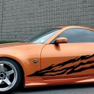Car Side Wrap Decor Vinyl Decal Sticker Tribal Flames N063