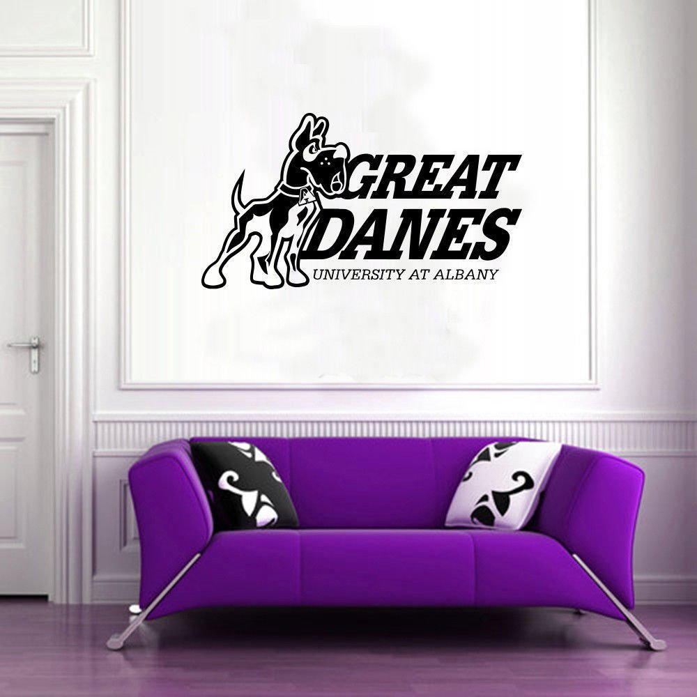 NCAA Wall Mural Vinyl Sticker Decal SHOP GYM SPORTS TEAM LOGO CREAT DANES DA2607