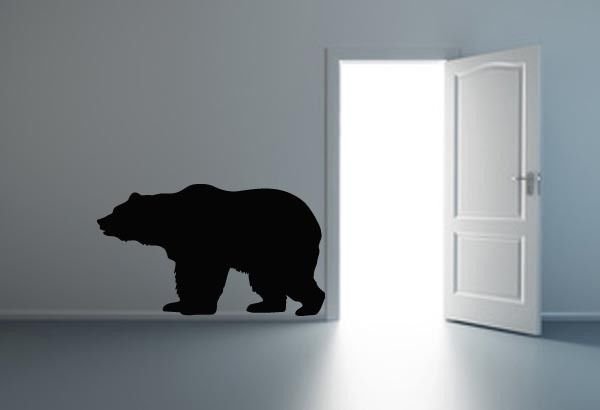 Bear Wall Decor Vinyl Decal Sticker tz35