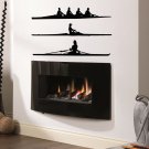 Rowing kayak sport river Kids Room Stylish Wall Art Sticker Decal 9606