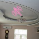 Mirror chandelier lighting vintage Kids Room Stylish Wall Art Sticker Decal 9351