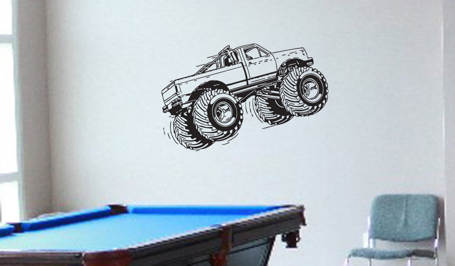 Wall Decor Vinyl Decal Sticker Monster Truck  tz902