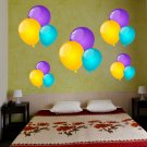 Colorful Balloons Full Color Wall Decal Sticker AN-297 FRST