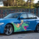Girl Dinosaur Gun Anime Full Color Car Decal Sticker KC-305 FRST