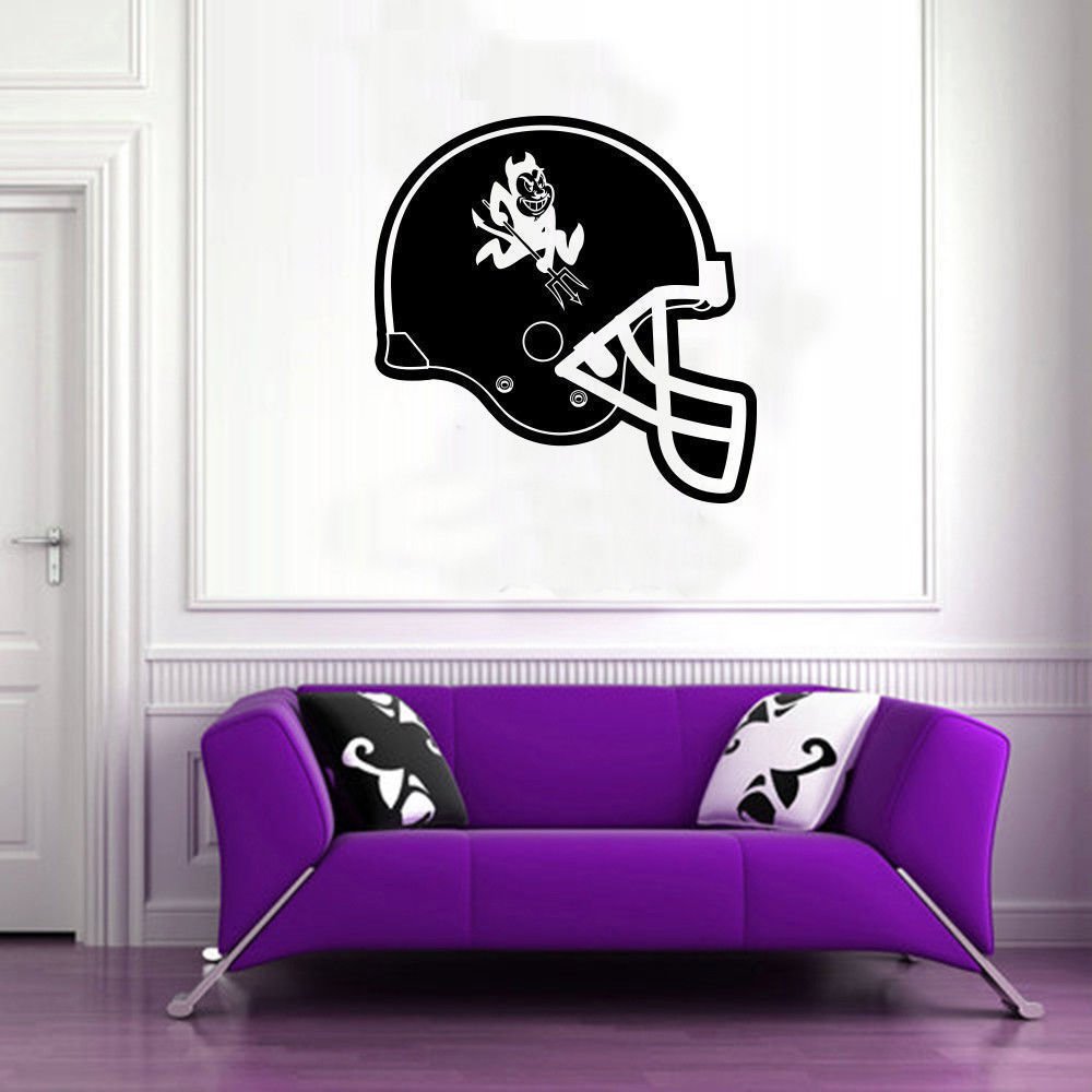 NCAA Wall Mural Vinyl Sticker Decal SHOP GYM SPORTS ARIZONA STATE LOGO DA2598