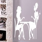 Beauty salon manicure pedicure flower hands Stylish Wall Art Sticker Decal 9041