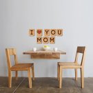 I Love You Mom Words Full Color Wall Decal Sticker AN-51 FRST