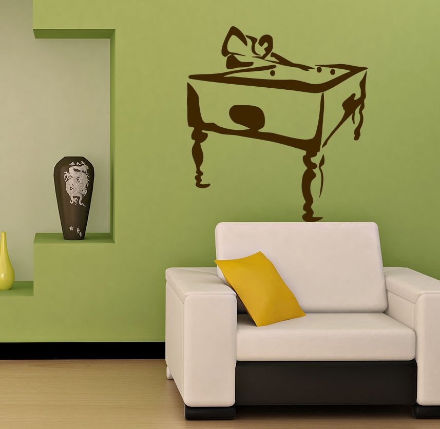 billiards cue game pocket human ball Room Stylish Wall Art Sticker Decal 8854