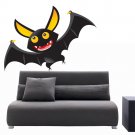 Happy Bat Night Animals Cartoon Full Color Wall Decal Sticker AN-486 FRST