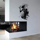 Wall Decor Vinyl Decal Sticker  AFRICAN GIRL WITH PIGTAILS DA352