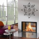 Wall Decor Vinyl Decal Sticker Om Ohm Yoga Lotus tz3061