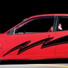 Car Side Wrap Decor Vinyl Decal Sticker Lightning Bold N004