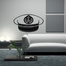 Marine cap ocean sea anchor Kids Room Stylish Wall Art Sticker Decal 8878