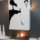 Parachute climber downhill sport Kids Room Stylish Wall Art Sticker Decal 9622