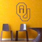 NCAA Oklahoma Sooners GYM SPORTS LOGO Wall Mural Vinyl Sticker DA3114