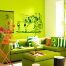 Volleyball ball sport grid players Kids Room Stylish Wall Art Sticker Decal 9684