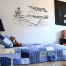 Ship aircraft Carriers ocean marine Kids Room Stylish Wall Art Sticker Decal9846