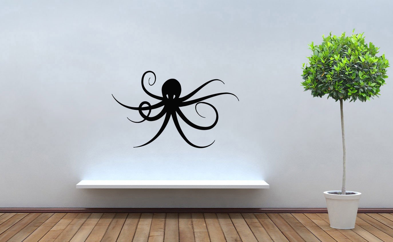 Wall Decor Vinyl Decal Sticker Octopus tz701
